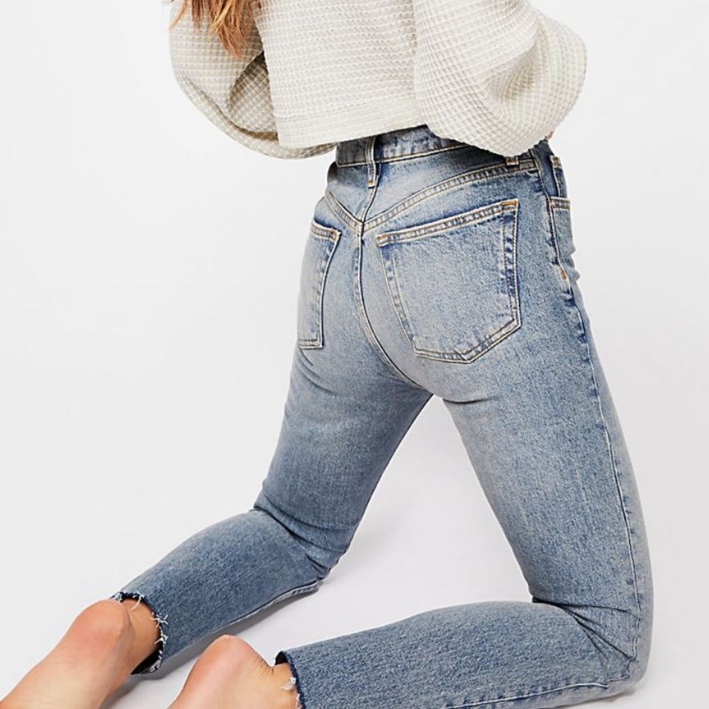 Free People Stella High Rise Jeans